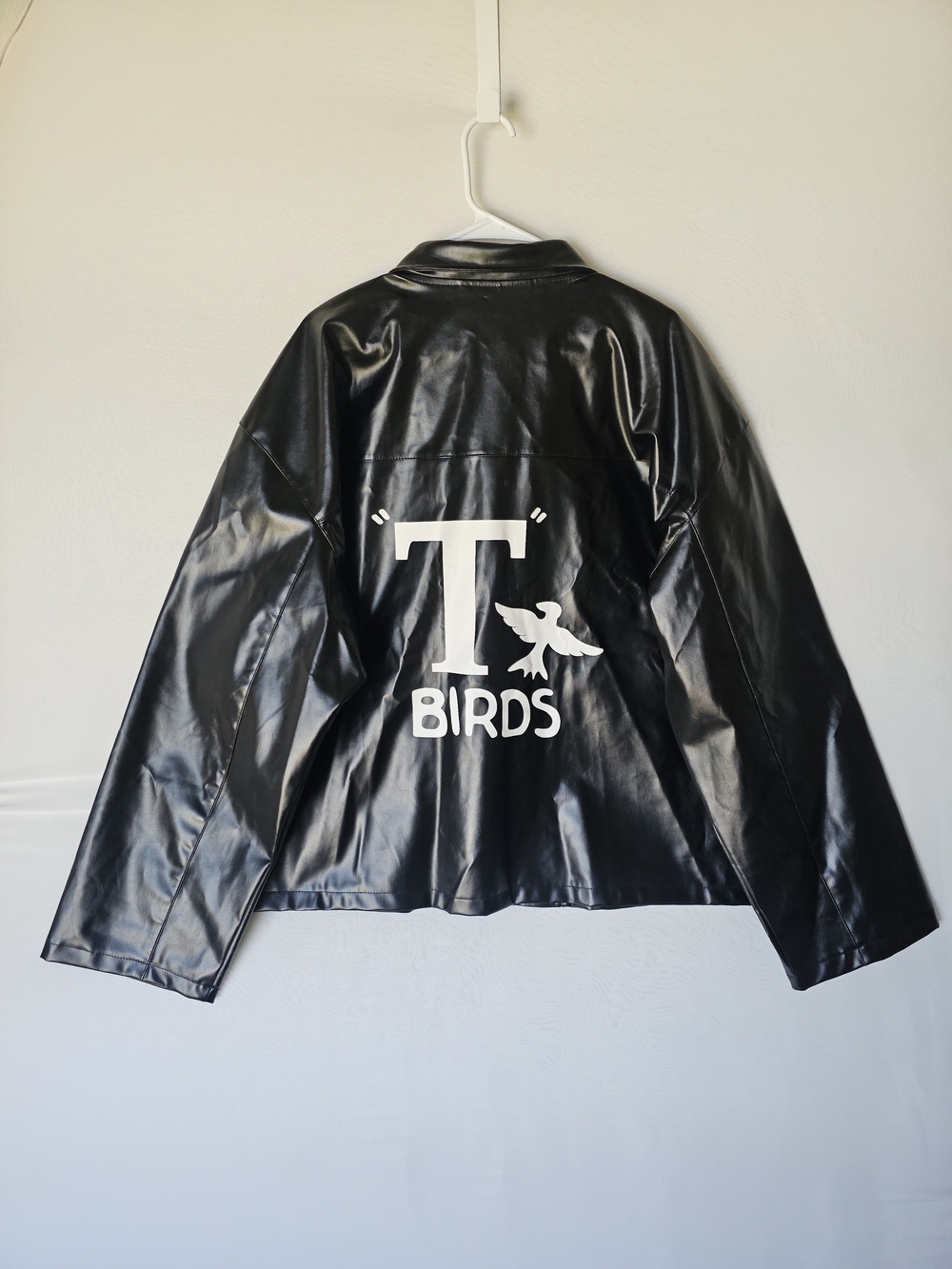 NWT Grease T-Birds Faux Leather Jacket Costume 4X - Picture 9 of 16